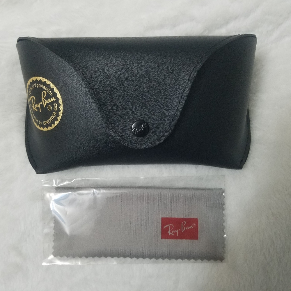 Ray-Ban Large Sunglass and Eyewear Case with Microfiber Cloth